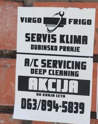 Servis klima -Virgo Frigo